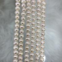 Brambor pěstované sladkovodní perle, Sladkovodní Pearl, DIY, bílý, 5-6mm, Prodáno za Cca 37 cm Strand