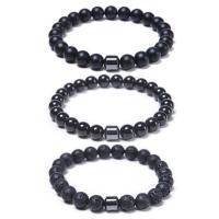 Gemstone Bracelets, with Elastic Thread, handmade, Natural & fashion jewelry & for woman, more colors for choice, 8mm, Sold Per 6.6-8.5 Inch Strand