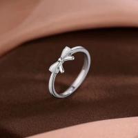 Solidny srebrny pierścień, 925 Srebro, biżuteria moda & dla kobiety, bez zawartości niklu, ołowiu i kadmu, 10x5mm, sprzedane przez PC