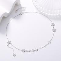 Sterling Sølv Halskæder, 925 Sterling Sølv, med 1.97inch extender kæde, mode smykker & for kvinde, nikkel, bly & cadmium fri, Længde Ca. 12.99 inch, Solgt af PC