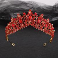 Bridal Tiaras, Tibetan Style, fashion jewelry & for woman & with rhinestone, more colors for choice, nickel, lead & cadmium free, Inner Diameter:Approx 140mm, Sold By PC