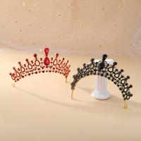 Bridal Tiaras, Tibetan Style, fashion jewelry & for woman & with rhinestone, more colors for choice, nickel, lead & cadmium free, Inner Diameter:Approx 130mm, Sold By PC