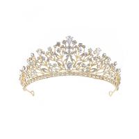 Bridal Tiaras, Tibetan Style, micro pave cubic zirconia & for woman & with rhinestone, more colors for choice, nickel, lead & cadmium free, Inner Diameter:Approx 165mm, Sold By PC