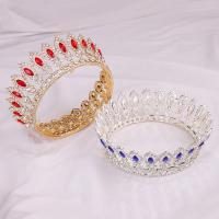 Bridal Tiaras Zinc Alloy fashion jewelry & for woman & with rhinestone nickel lead & cadmium free Inner Approx 120mm Sold By PC