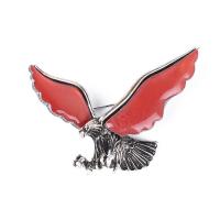 Zinc Alloy Brooches with Abalone Shell eagle antique silver color plated Unisex nickel lead & cadmium free Sold By PC