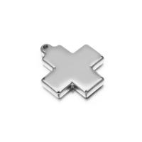 Stainless Steel Cross Pendants, 304 Stainless Steel, Vacuum Ion Plating, DIY, more colors for choice, 25x30mm, Sold By PC