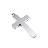 Stainless Steel Cross Pendants, 304 Stainless Steel, Vacuum Ion Plating, DIY, more colors for choice, 20x35mm, Sold By PC