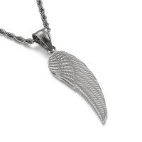 Stainless Steel Pendants 304 Stainless Steel Wing Shape Vacuum Ion Plating DIY Sold By PC
