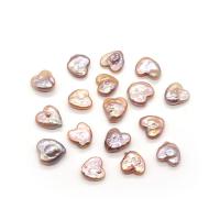 Natural Freshwater Pearl Loose Beads, Heart, DIY & no hole, about:15-16mm, Sold By PC