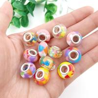Resin Jewelry Beads plated DIY Sold By PC