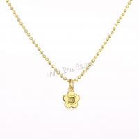 Cubic Zircon Micro Pave Brass Necklace, Flower, plated, different styles for choice & micro pave cubic zirconia & for woman, more colors for choice, Sold By PC