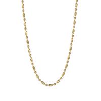 304 Stainless Steel Necklace with 2inch extender chain gold color plated fashion jewelry & for woman Length Approx 15.7 Inch Sold By PC