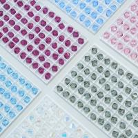 3D L'art des ongles Décoration, verre, DIY, plus de couleurs à choisir, 4mm, 40PC/sac, Vendu par sac