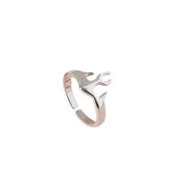 Zink Alloy Finger Ring, silver pläterad, mode smycken & för kvinna, silver, 18mm, Säljs av PC