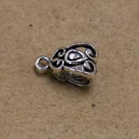 Tibetan Style Bail Beads, antique silver color plated, vintage & DIY, nickel, lead & cadmium free, 14x8x7.50mm, Approx 100PCs/Bag, Sold By Bag