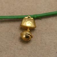 Tibetan Style Animal Pendants, Cat, gold color plated, cute & DIY, nickel, lead & cadmium free, 11x19mm, Sold By PC