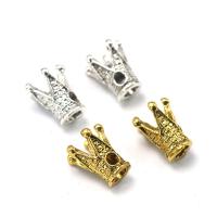 Zinc Alloy Spacer Beads Crown plated vintage & DIY nickel lead & cadmium free Approx Sold By Bag