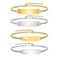 Stainless Steel Jewelry Bracelet, 304 Stainless Steel, Vacuum Ion Plating, for children & different styles for choice & for woman, more colors for choice, Sold By PC