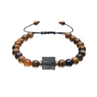 Gemstone Bracelets, handmade, Adjustable & different materials for choice & for man, Length:Approx 5.51-10.24 Inch, Sold By PC