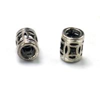 Tibetan Style Spacer Beads, antique silver color plated, DIY, 8x10mm, Approx 100PCs/Bag, Sold By Bag