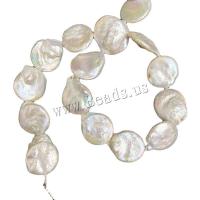 Perles nacres baroques de culture d'eau douce , perle d'eau douce cultivée, Irrégulière, DIY, about:19-20mm, Vendu par Environ 36 cm brin