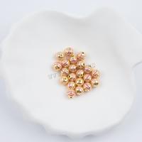 Zinc Alloy Jewelry Beads Round gold color plated DIY & enamel nickel lead & cadmium free 6mm Approx Sold By Bag