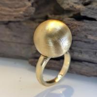Tibetan Style Finger Ring, with Brass, Round, plated, fashion jewelry & Unisex & different size for choice & brushed, more colors for choice, nickel, lead & cadmium free, 17.50mm, Sold By PC