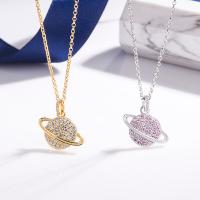 925 Sterling Silver Necklaces, plated, fashion jewelry & for woman & with rhinestone, more colors for choice, nickel, lead & cadmium free, Length:Approx 23.62 Inch, Sold By PC