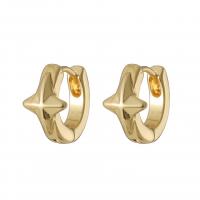 Zinklegierung Ohrringe, KC goldfarben plattiert, Modeschmuck & für Frau, goldfarben, frei von Nickel, Blei & Kadmium, 13x6mm, verkauft von Paar