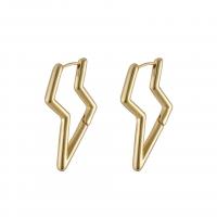 Zinc Alloy Drop Earrings Lightning Symbol plated fashion jewelry & for woman nickel lead & cadmium free Sold By Pair
