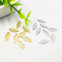 Stainless Steel Pendants 304 Stainless Steel Leaf plated fashion jewelry & DIY Sold By PC