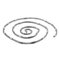 Stainless Steel Necklace Chain 304 Stainless Steel Vacuum Ion Plating DIY 3mm Length 5 m Sold By PC