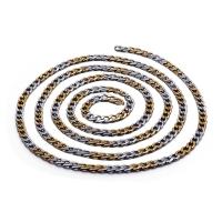 Stainless Steel Necklace Chain 304 Stainless Steel Vacuum Ion Plating DIY 5mm Length 5 m Sold By PC