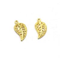 Tibetan Style Leaf Pendants, plated, DIY, more colors for choice, 3x19mm, Sold By Bag