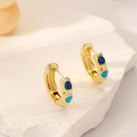 Zinc Alloy Drop Earrings with enamel fashion jewelry & for woman gold nickel lead & cadmium free Sold By Pair