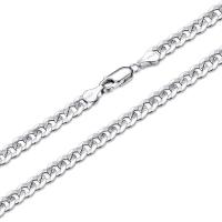 925 Sterling Silver Necklaces, polished, different size for choice & for man, silver color, Sold By PC