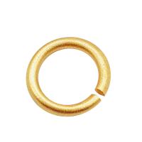 Brass Suljettu Jump Ring, Messinki, muoti korut & tee-se-itse & erikokoisia valinnalle, nikkeli, lyijy ja kadmium vapaa, Myymät PC