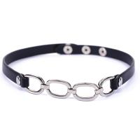 Fashion Choker Necklace PU Leather Adjustable & fashion jewelry Sold By PC