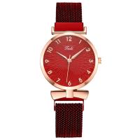 Women Wrist Watch, 304 Stainless Steel, with Glass & Tibetan Style, Round, rose gold color plated, fashion jewelry & Chinese movement & for woman, more colors for choice, 33x9mm, Length:Approx 26.5 cm, Sold By PC