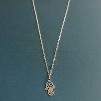 Stainless Steel Jewelry Necklace 304 Stainless Steel Hand plated fashion jewelry & DIY Length Approx 17 Inch Sold By PC