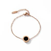 Titanium Steel Bracelet & Bangle, fashion jewelry, nickel, lead & cadmium free, 15cm, Sold By PC