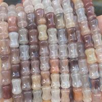 Quarzite Jade perla, Bambù, DIY & formato differente per scelta, 32PC/filo, Venduto per Appross. 36-38 cm filo