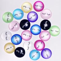 Glass Cabochons, Round, DIY & different size for choice, Random Color, Sold By PC