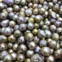 Cultured Baroque Freshwater Pearl Beads, DIY & no hole, multi-colored, 11-13mm, Sold By PC