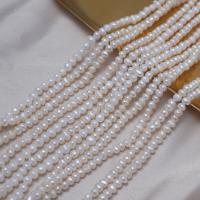 Cultured Potato Freshwater Pearl Beads DIY white 3.5-4mm Approx 0.7mm Sold Per Approx 39 cm Strand