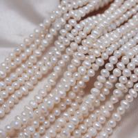 Cultured Potato Freshwater Pearl Beads, DIY, white, 3.5-4mm, Hole:Approx 0.7mm, Sold Per Approx 39 cm Strand