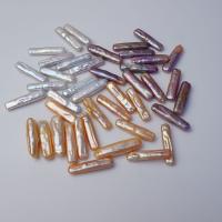 Perles nacres baroques de culture d'eau douce , perle d'eau douce cultivée, DIY & aucun trou, plus de couleurs à choisir, 24-26mmx5-6mm, Vendu par PC