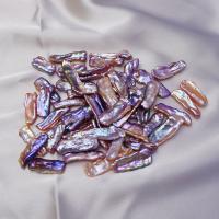 Barock kultivierten Süßwassersee Perlen, Natürliche kultivierte Süßwasserperlen, DIY & kein Loch, violett, 8-15mm, verkauft von PC