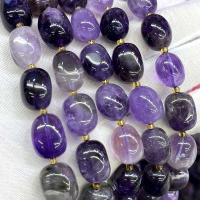 Natürliche Amethyst Perlen, Klumpen, DIY, violett, 10x15mm, verkauft per ca. 39 cm Strang