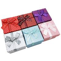 Multifunctional Jewelry Box, Paper, dustproof & different size for choice, more colors for choice, 50x50x30mm, Approx 24PCs/Lot, Sold By Lot